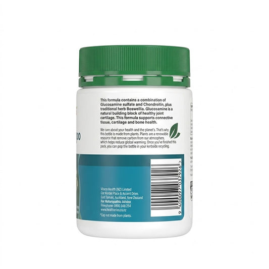 HEALTHERIES Jointex Glucosamine 1000 & Chondroitin 100 + Boswellia 120 Tablets – Joint & Cartilage Support