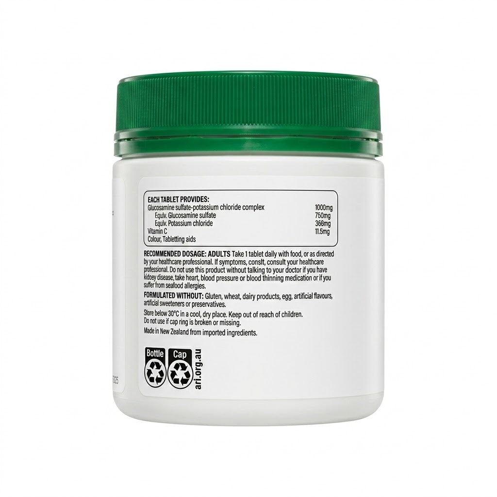 HEALTHERIES Jointex Glucosamine Complex 1500mg High Strength 200 Tablets – Joint, Cartilage & Bone Support