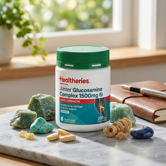 HEALTHERIES Jointex Glucosamine Complex 1500mg High Strength 200 Tablets – Joint, Cartilage & Bone Support