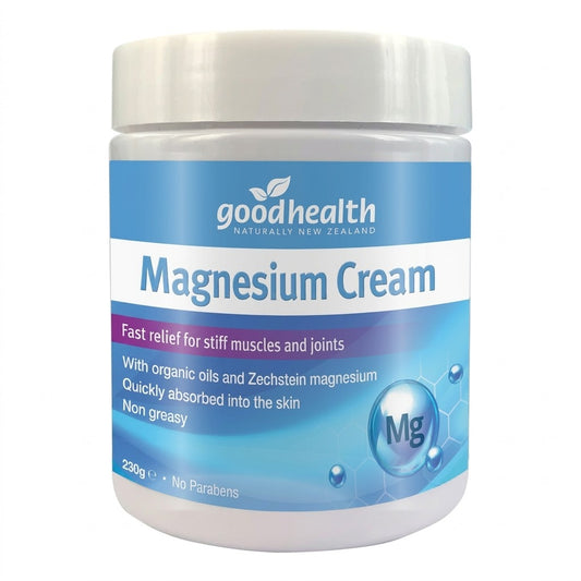 Good Health Magnesium Cream 230g – Zechstein™ Magnesium Muscle & Joint Relief Cream