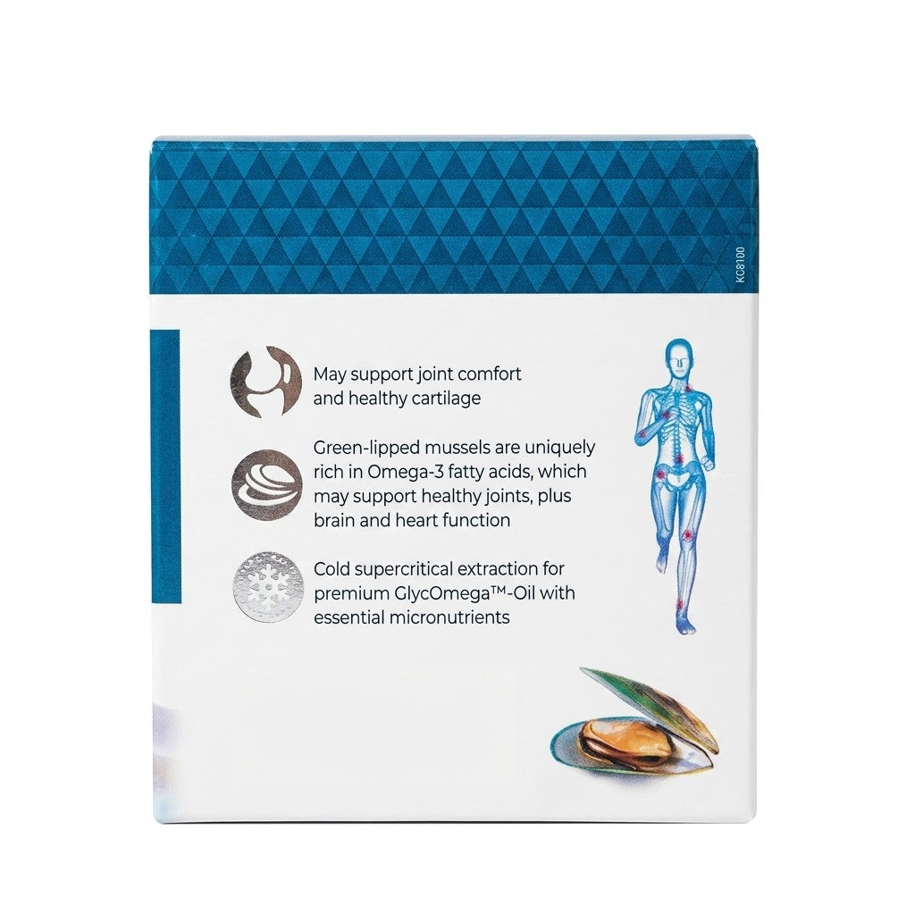 LIFESPAN New Zealand Green-Lipped Mussel Oil 37000 Plus Vitamin D 120 Softgel Capsules – Joint, Mobility & Immune Support