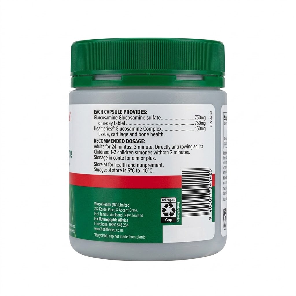 HEALTHERIES Jointex Glucosamine Complex 1500mg High Strength 200 Tablets – Joint, Cartilage & Bone Support